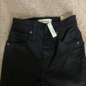 Madewell Black High Rise Jeans NEW WITH TAGS